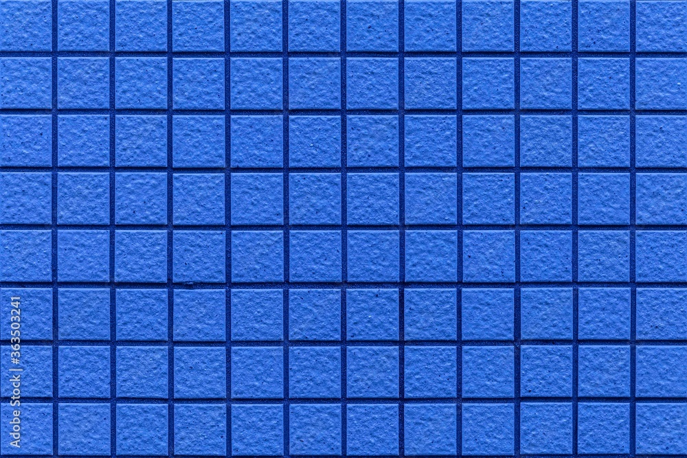 Blue mosaic tile pattern and seamless background Blue mosaic tile pattern and seamless background