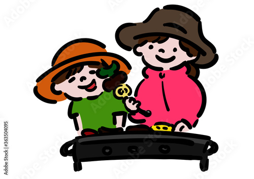 BBQ_親子
