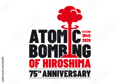 Logo for the 75th anniversary of Atomic Bombing of Hiroshima