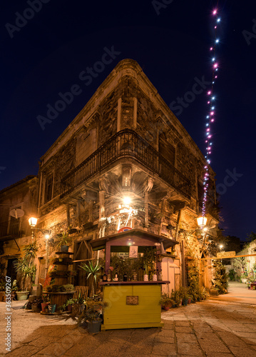 Newly recoverd San Berillo pedestrian district in the heart of Catania, Italy photo