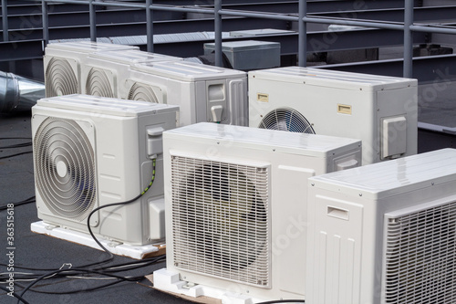 Preparing for the installation of external air conditioning units