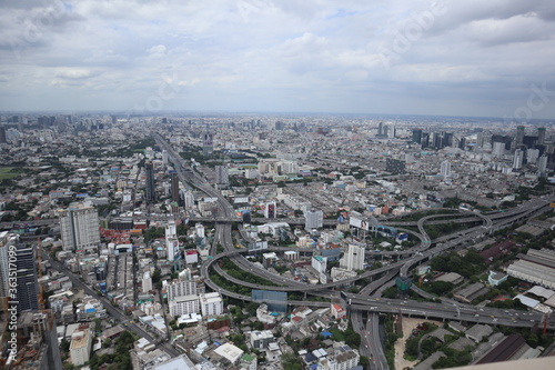aerial view of Bangkok