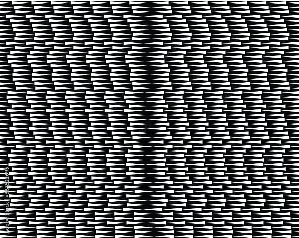 Abstract pattern. Texture with wavy, billowy lines. Optical art background. Wave design black and white. Digital image with a psychedelic stripes. Vector illustration Abstract pattern. Texture with wavy, billowy lines. Optical art background. Wave design black and white. Digital image with a psychedelic stripes. Vector illustration