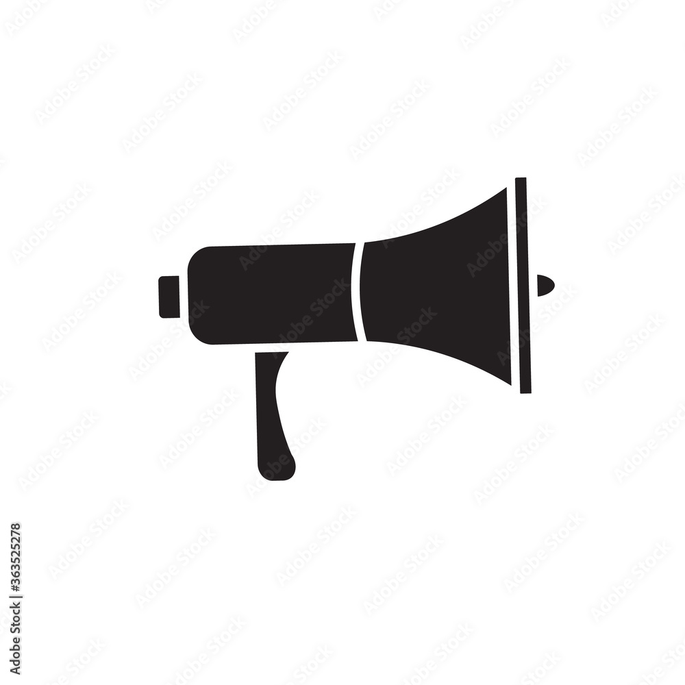 Megaphone icon vector Megaphone icon vector
