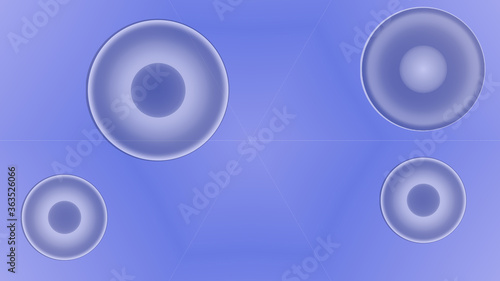 background blu with sphere