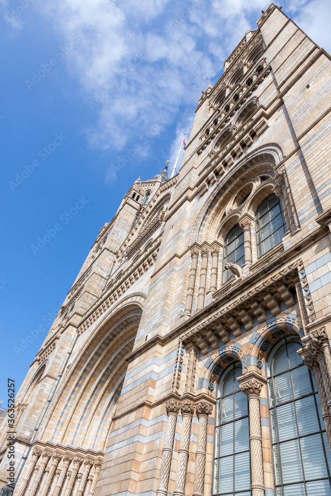 Natural History Museum in London England