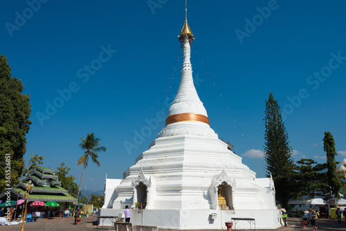 Wat Phrathat Doi Kongmu in Mae Hong Son, Thailand.