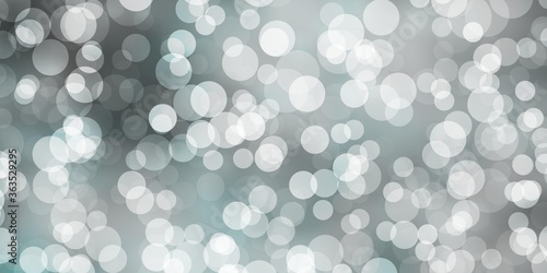 Light BLUE vector template with circles. Abstract decorative design in gradient style with bubbles. Pattern for websites.