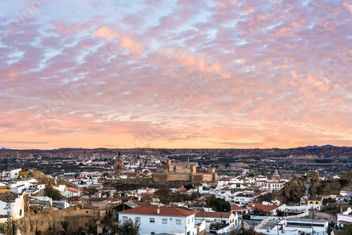 Sunrise in Guadix, Granada, Andalusia, Spain. © Anibal Trejo