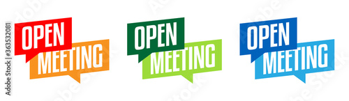 Open meeting