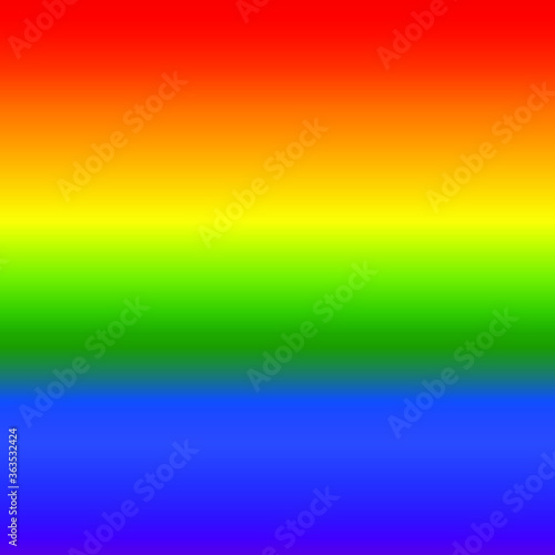 Colorful gradient background with lgbt rainbow colors. Abstract wallpaper or template back for advertising, posters, banners and other media supporting sexual equality and unity. Vibrant saturation.