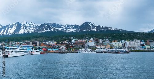 Harbour, Ushuaia city, Tierra del Fuego archipelago, Argentina, South America, America