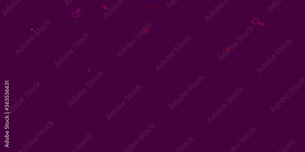 Light Purple vector texture with women's rights symbols. Light Purple vector texture with women's rights symbols.