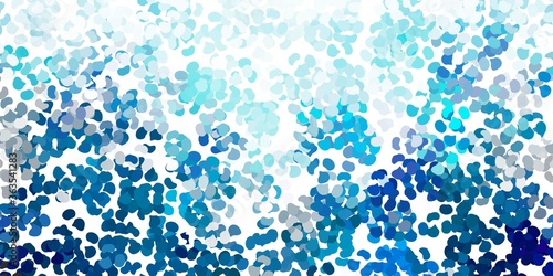 Light blue vector pattern with abstract shapes.