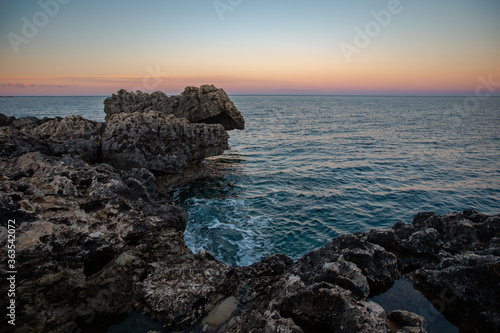 Sea view Cyprus golden hour vanilla sky 