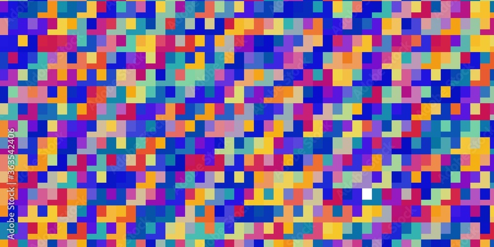 Light Multicolor vector template in rectangles. Colorful illustration with gradient rectangles and squares. Pattern for commercials, ads.