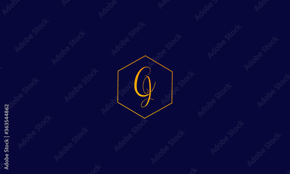 Fototapeta premium Alphabet letter icon symbol monogram logo CJ