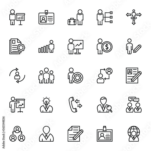 Human Resources Vector Icons 1