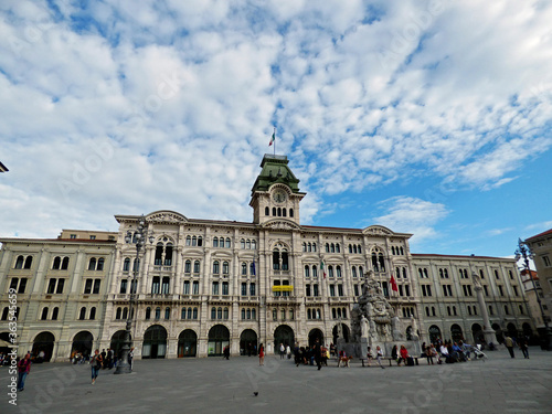 Italy, Trieste, the main square and the town hall