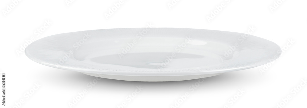 white plate on white background white plate on white background
