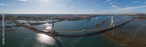 Costa del Algarve, Portugal, a vista de drone. photo