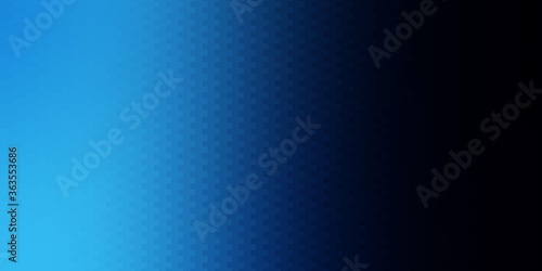 Dark BLUE vector background with rectangles. Colorful illustration with gradient rectangles and squares. Design for your business promotion.