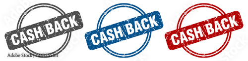 cash back stamp. cash back sign. cash back label set