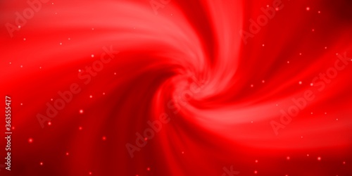 Light Red vector background with colorful stars. Colorful illustration with abstract gradient stars. Pattern for new year ad, booklets.