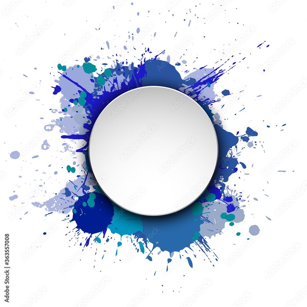 Banner blot presentation, vector splash poster. Graphic composit Banner blot presentation, vector splash poster. Graphic composit