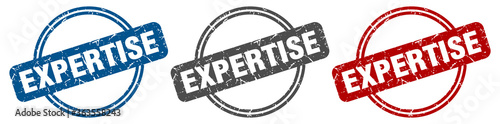 expertise stamp. expertise sign. expertise label set