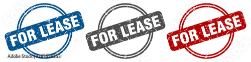 for lease stamp. for lease sign. for lease label set