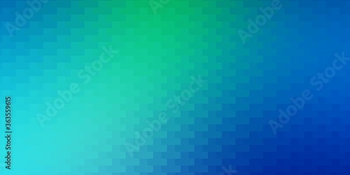 Light Blue, Green vector background in polygonal style. Modern design with rectangles in abstract style. Modern template for your landing page.