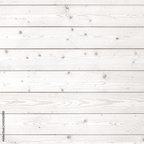 Fototapeta Naklejka Na Ścianę i Meble -  White wood vintage. Mockup. White wooden plank background, texture, backdrop, wallpaper. Surface light wood empty copy space. Show text or product, design, 12x12
