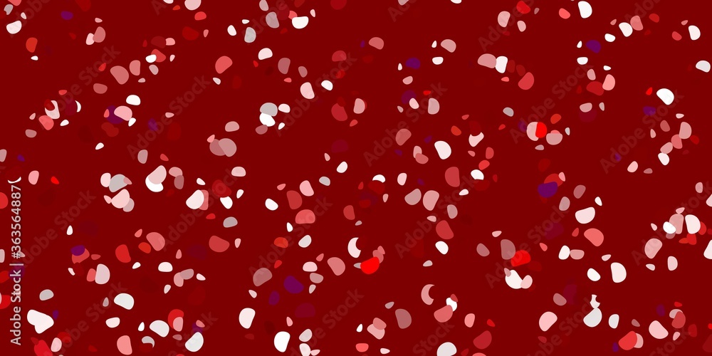 Light pink, red vector background with random forms. Light pink, red vector background with random forms.