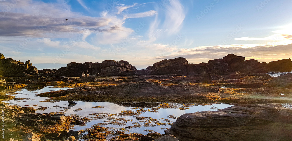 Obraz premium sunset in the mountains