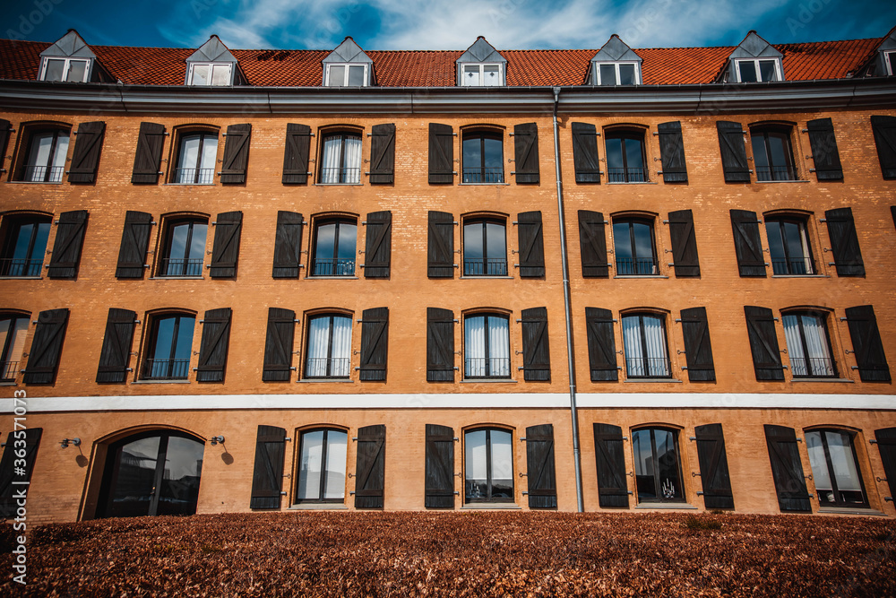 Fototapeta premium Historical building at Nyhavn harbour in Copenhagen