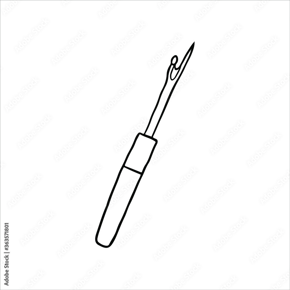 Sewing clippers glyph icon. Silhouette symbol. Thread cutter. Vector illustration Sewing clippers glyph icon. Silhouette symbol. Thread cutter. Vector illustration
