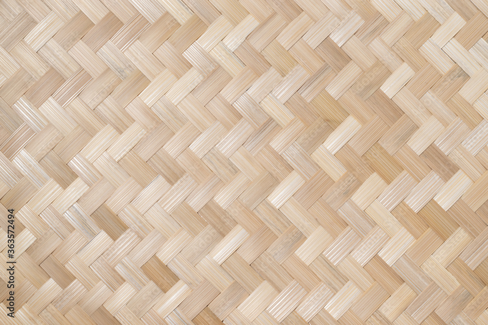 Texture details of bamboo weave. Vertical zigzag pattern of Thai wickerwork for furniture made from natural materials for background. Texture details of bamboo weave. Vertical zigzag pattern of Thai wickerwork for furniture made from natural materials for background.