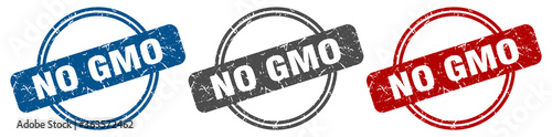 no gmo stamp. no gmo sign. no gmo label set