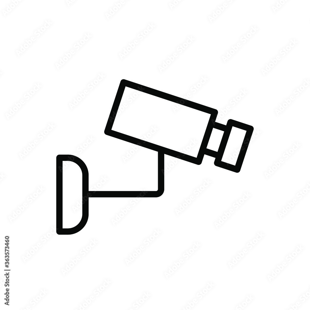 Illustration Vector graphic of cctv icon template Illustration Vector graphic of cctv icon template