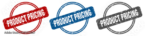 product pricing stamp. product pricing sign. product pricing label set