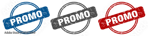 promo stamp. promo sign. promo label set