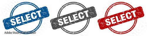 select stamp. select sign. select label set