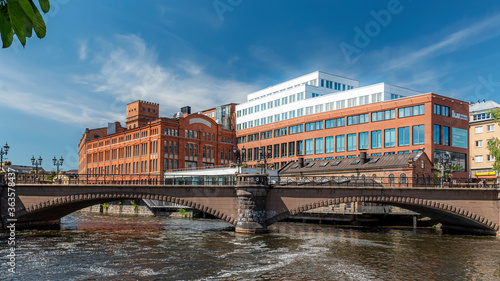 Obraz na plátně Norrkoping University of Linkoping Building