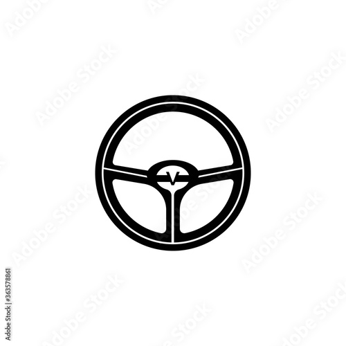 steering wheel logo