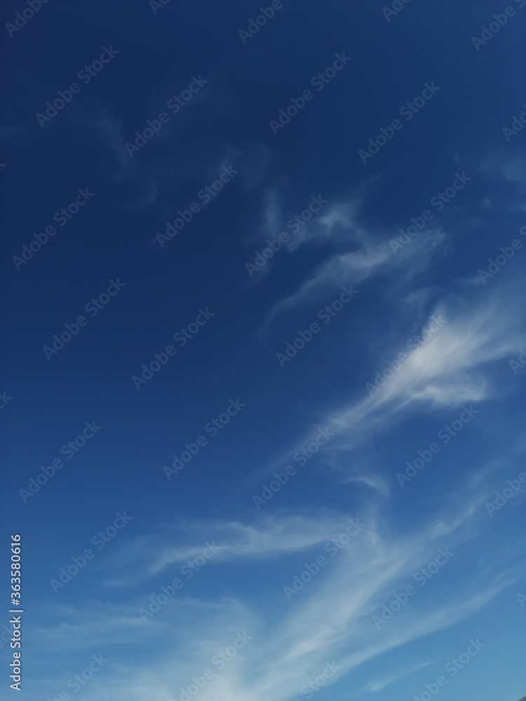 Obraz premium blue sky with clouds