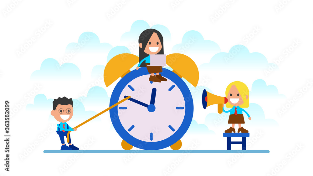 The concept of working time management, quick response to awakening