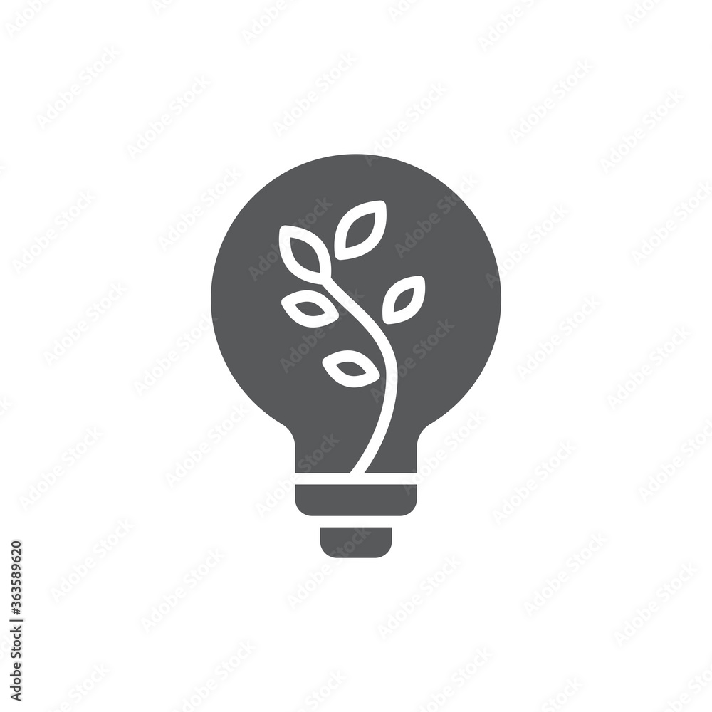 Business idea lamp vector icon symbol isolated on white background Business idea lamp vector icon symbol isolated on white background