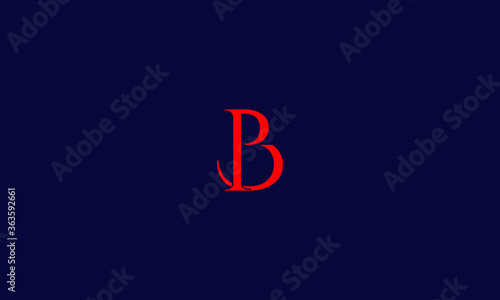Alphabet letter icon symbol monogram logo PB, BP