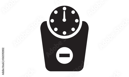 Weight less Icon. vector graphics 